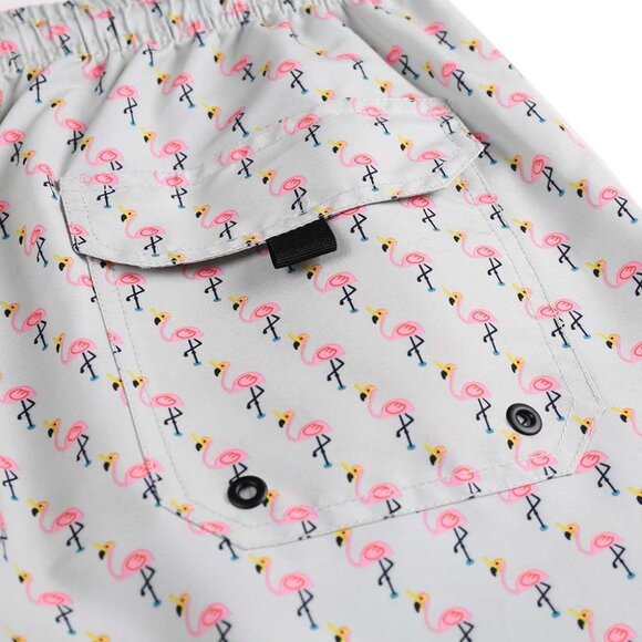 Boys' Swim Trunks Quick Dry Swimsuit with Liner Size 25 - Picture 3 of 5